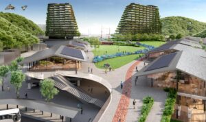 浦賀駅前周辺地区 整備イメージ全景